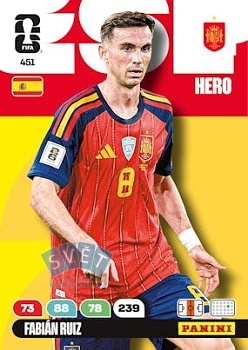 Fabian Ruiz Spain Panini FIFA World Cup 2026 Adrenalyn XL #451
